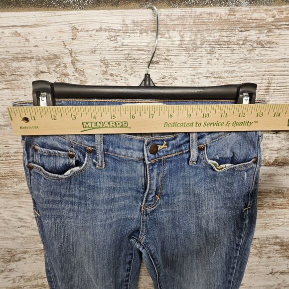 Vintage Ambercrombie & Fitch Low Rise Bootcut Jean Y2k Sz 2R Stretch Madison - Picture 12 of 13